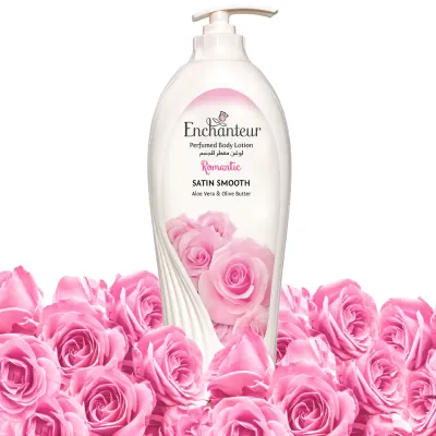 Enchanteur Romantic Satin Smooth Perfumed Body Lotion (500ml)