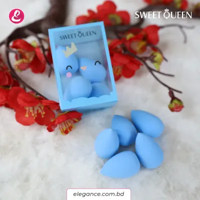 Mini Makeup Puff 05 pc (Blue)