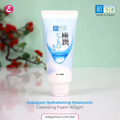 Hadalabo Gokujyun Hydrataning Hyaluronic Cleansing Foam 100gm (Japan)