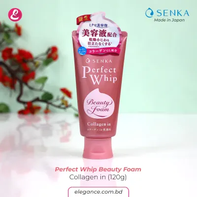 Senka Perfect Whip Beauty Foam Collagen in 120g (Japan)