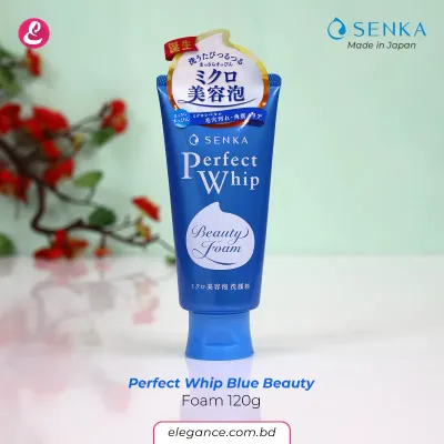 Senka Perfect Whip Blue Beauty Foam 120g (Japan)