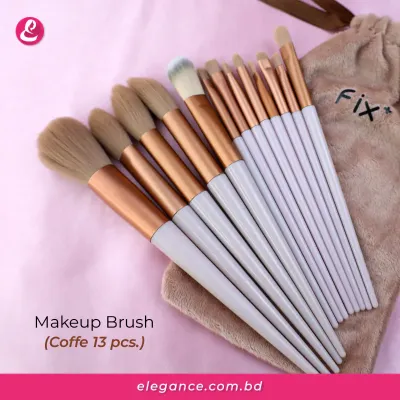 Fix Makeup Brush 13Pcs (Coffee)