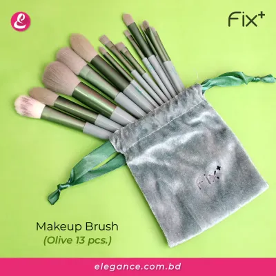 Fix Makeup Brush 13Pcs (Olive)