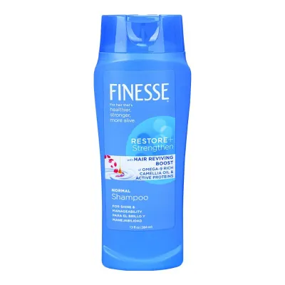 FINESSE Restore + Strengthen 2in1 Shampoo + Conditioner For All Hair Types 384ml