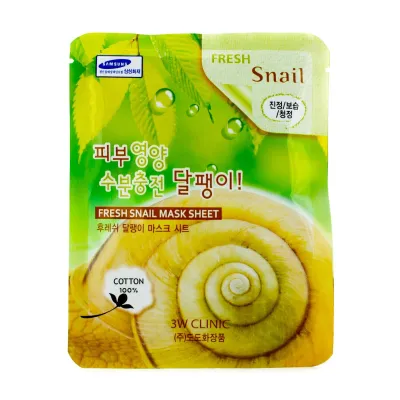 3w Clinic fresh Snail Mask sheet