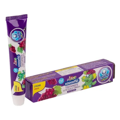 Kodomo Toothpaste Ultra Shield Xylitol Plus Grape Flavor Cream 40G (0.5 years+)