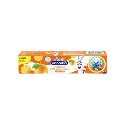 Kodomo Toothpaste Ultra Shield Xylitol Plus Orange Flavor Cream 40G (0.5 years+)