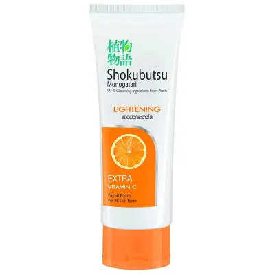 Shokubutsu Monogatari Lightening Facial Foam Extra Vitamin C For All Skin Types100ml