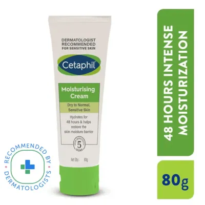 Cetaphil Moisturising Cream (Dry To Normal Sensitive Skin) 80g