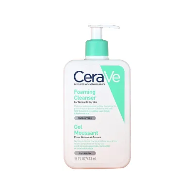 Cerave Foaming Cleanser For Normal To Oily Skin 473ml (France)