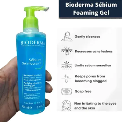 Bioderma Sebum Gel Moussant Purifying Foaming Gel 200ml