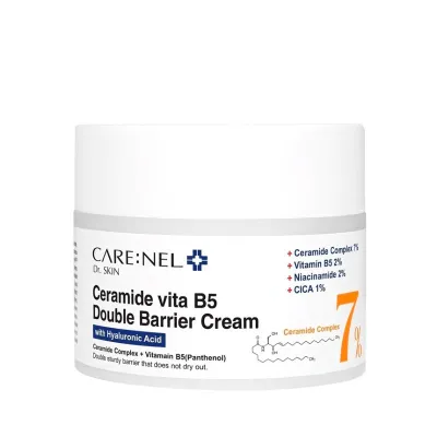 CareNel Ceramide Vita B5 Double Barrier Cream With hyaluronic Acid 50 ml	