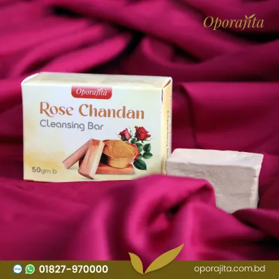 Oporajita Rose Chandan Cleansing Bar 50gm