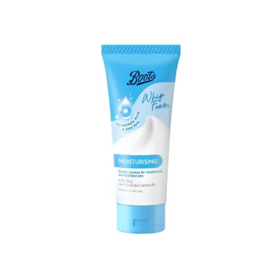 Boots Whip Foam (Hyaluronic Acid & Aloevera) Moisturizing Cleanser 100ml