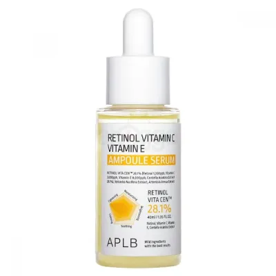 APLB Retinol Vitamin C Vitamin E Ampoule Serum 40ml	