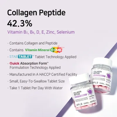 APLB Collagen Peptide Beauty Tablet 500mg*30 Tablets	