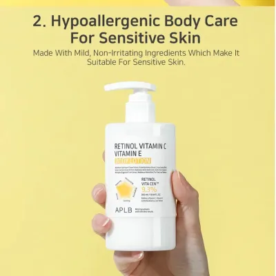 APLB Retinol Vitamin C Vitamin E Body Lotion 300ml