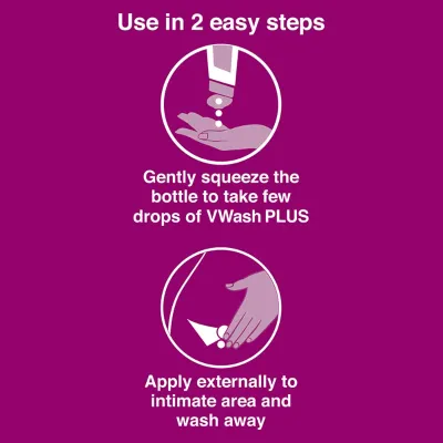 VWash Plus Expert pH 3.5 Intimate Hygiene Wash 100 ml