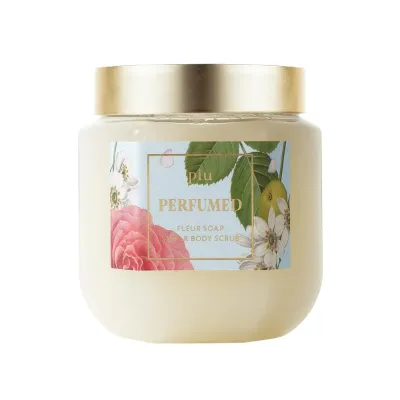plu Perfumed Sugar Body Scrub Fleur Soap 500g