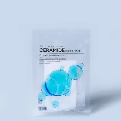 Tenzero Solution Balancing Ceramide Sheet Mask 25ml	