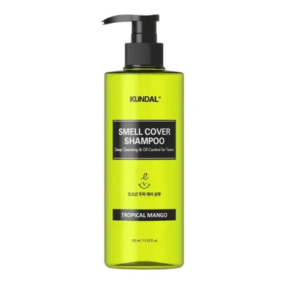 KUNDAL Smell Cover Teens Shampoo Tropical Mango 400ml	