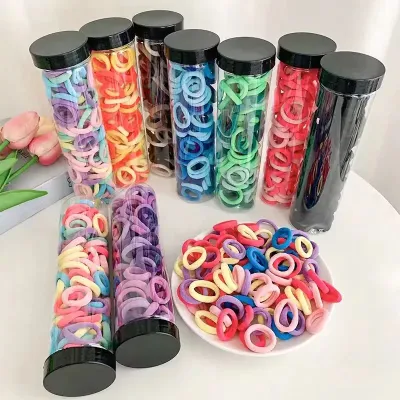 100 Pcs Colorful Rubber Band Hair Band