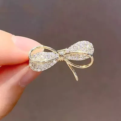 Korean Premium Ribbon Hijab Brooch / Pin