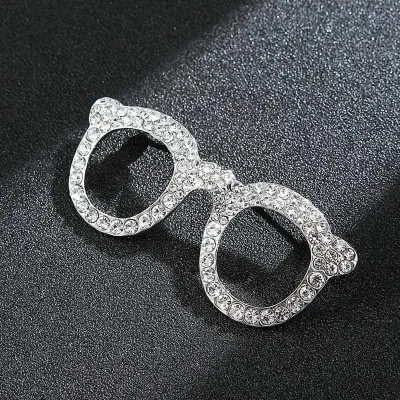 Crystal Sunglasses Hijab Brooch /Pin