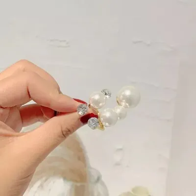 Pearl Finger Ring for Women