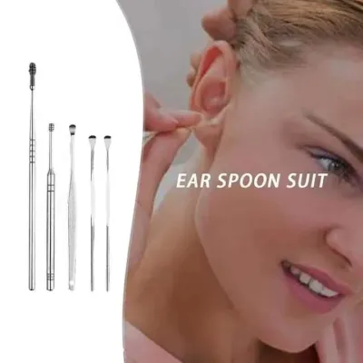 6 Pcs Ear Cleaning Tool Set with Storage (1 Set)