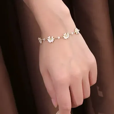 Daisy Flower Bracelets ( 1 Pc)