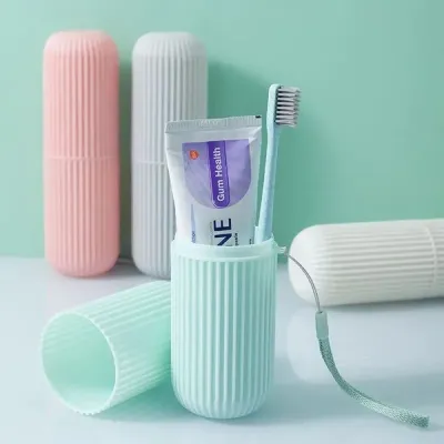 Portable Toothpaste Toothbrush Holder Case (1 Pc)