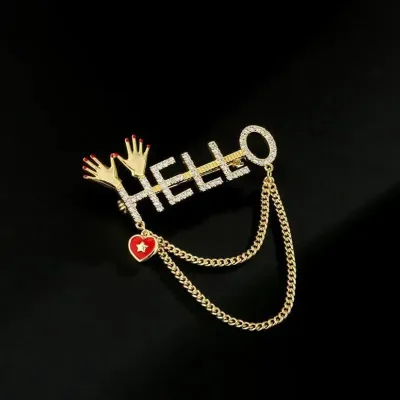 Hello HIjab Brooch/Hijab Pin