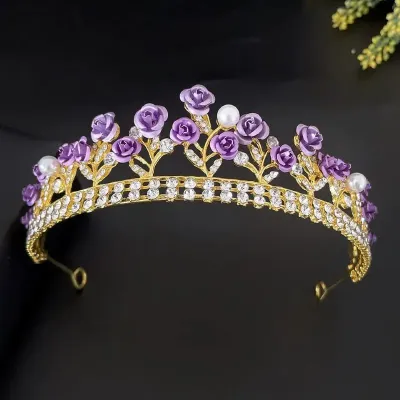 Purple Rose Crown