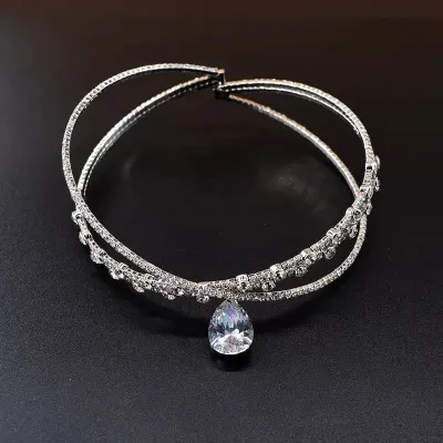 Crystal Tiara Headband Headpiece