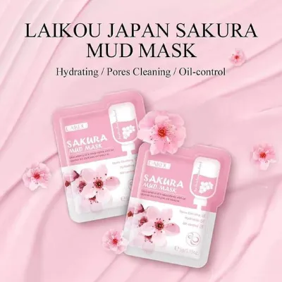 Laikou Japan Sakura Mud Mask (5 Pcs) 