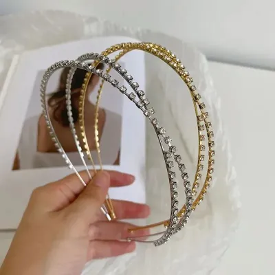 Rhinestone Multi Layer Headpiece / Headbands (1 Pc) 