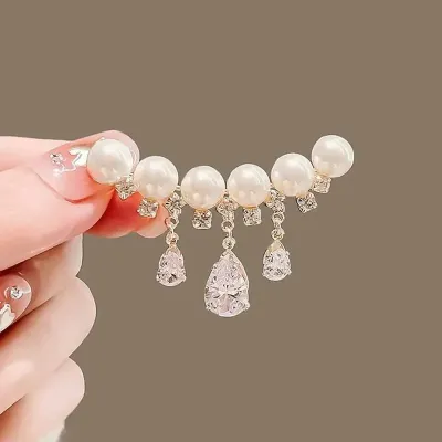 Pearl Tassel Hijab Brooch /Hijab Pin ( 1 Pc ) 