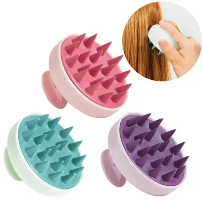 Silicone  Scalp Shampoo Brush (1 Pc) 