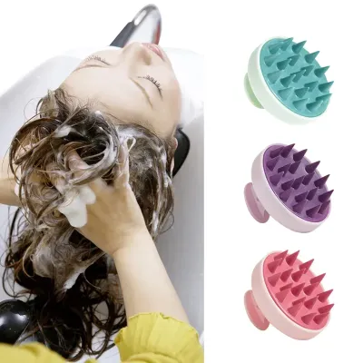 Silicone  Scalp Shampoo Brush (1 Pc) 