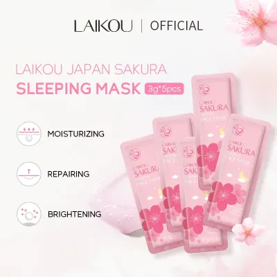 Sakura Sleeping Face Mask (5Pc)