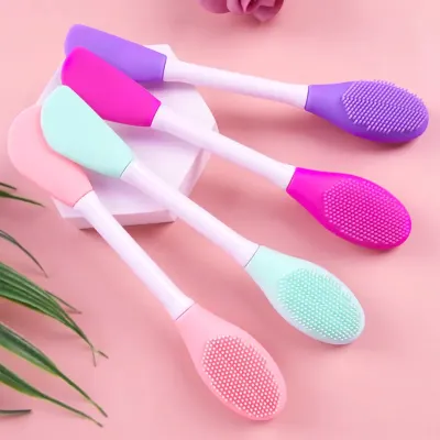 Silicone Double Sided Multifunctional Face Brush (2 Pc) 