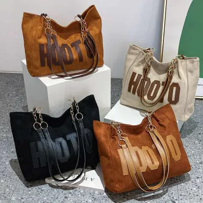Classic Canvas Hooto Bag for Women 