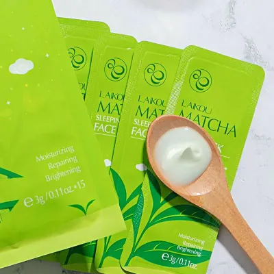 LAIKOU Matcha Sleeping Facial Mask ( 5pc) 