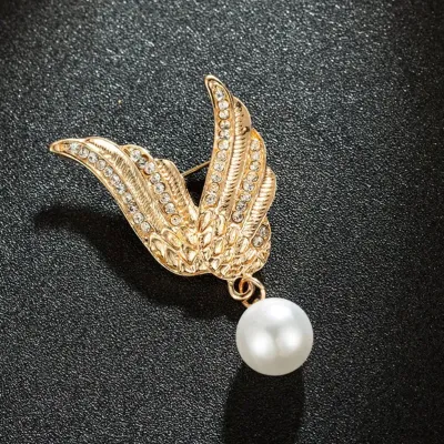 Angel Wings Pearl Hijab Brooch / Hijab Pin