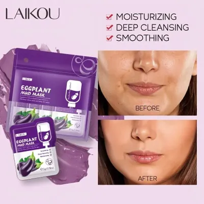 Laiku Eggplant Mud Mask ( 5 Pc) 