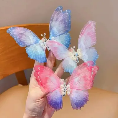 Pearl Wings Butterfly Moving Hair Clip (1 Pc) 