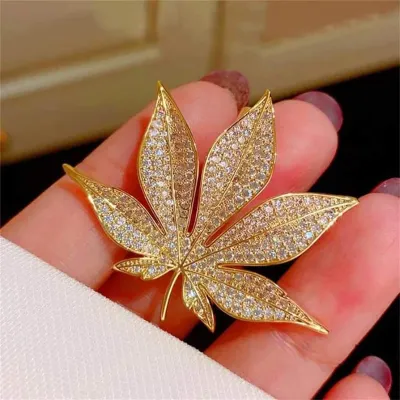 Maple Leaf Hijab Pin / Brooch