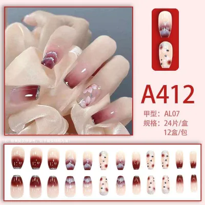 24 Pcs Fake Nails False Nails (1 Set)