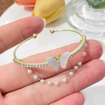 Double Layer Butterfly Bracelet 